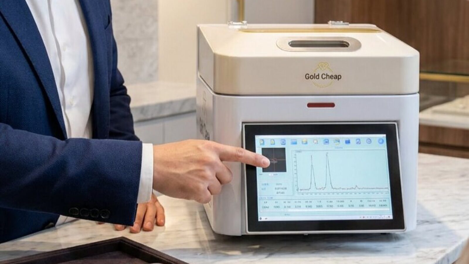귀금속 매입 상담 — XRF 분석 결과를 고객에게 설명하는 한국귀금속매입전문가